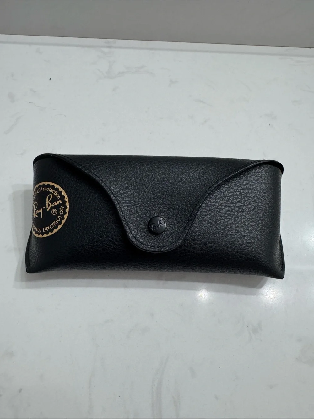 Ray-Ban Unisex Sunglasses Black Frame with Gold Accents